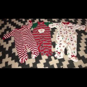 Christmas onesie lot